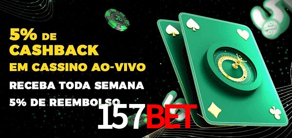 Promoções do cassino ao Vivo 157bet